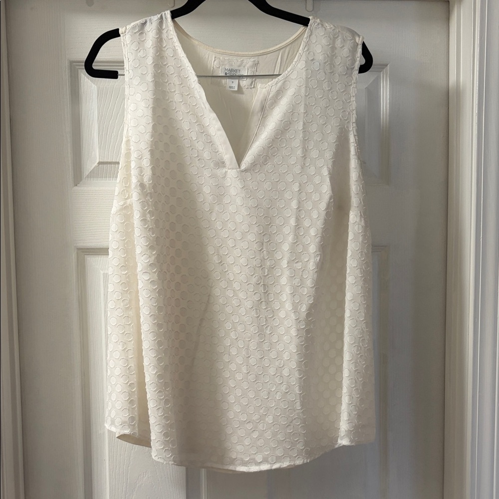 41 Hawthorn Ezide Textured Mixed Material Top